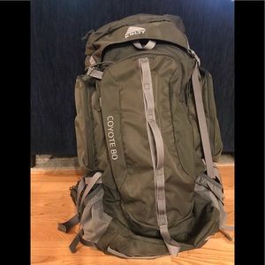 Mens 80L Hiking Backpack with internal Frame